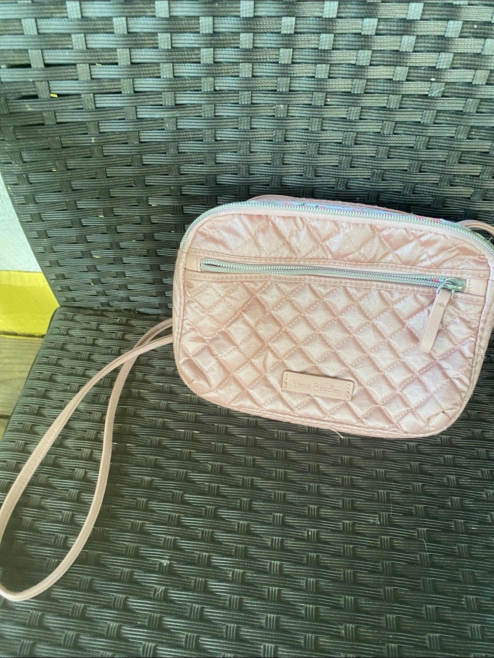 Vera Bradley Quilted Blush Pink Crossbody Bag